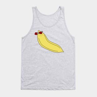 Banana with a crown of Flowers Tank Top